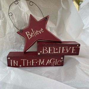Believe Holiday Decor